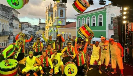 Bloco Olodum celebra 45 anos com ensaio gratuito no Pelourinho 