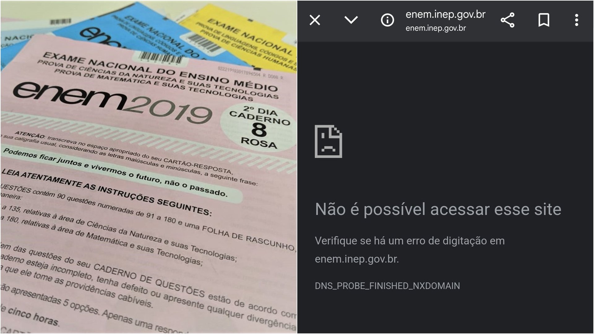 Enem 2024: resultado está disponível, mas site do Inep apresenta instabilidade