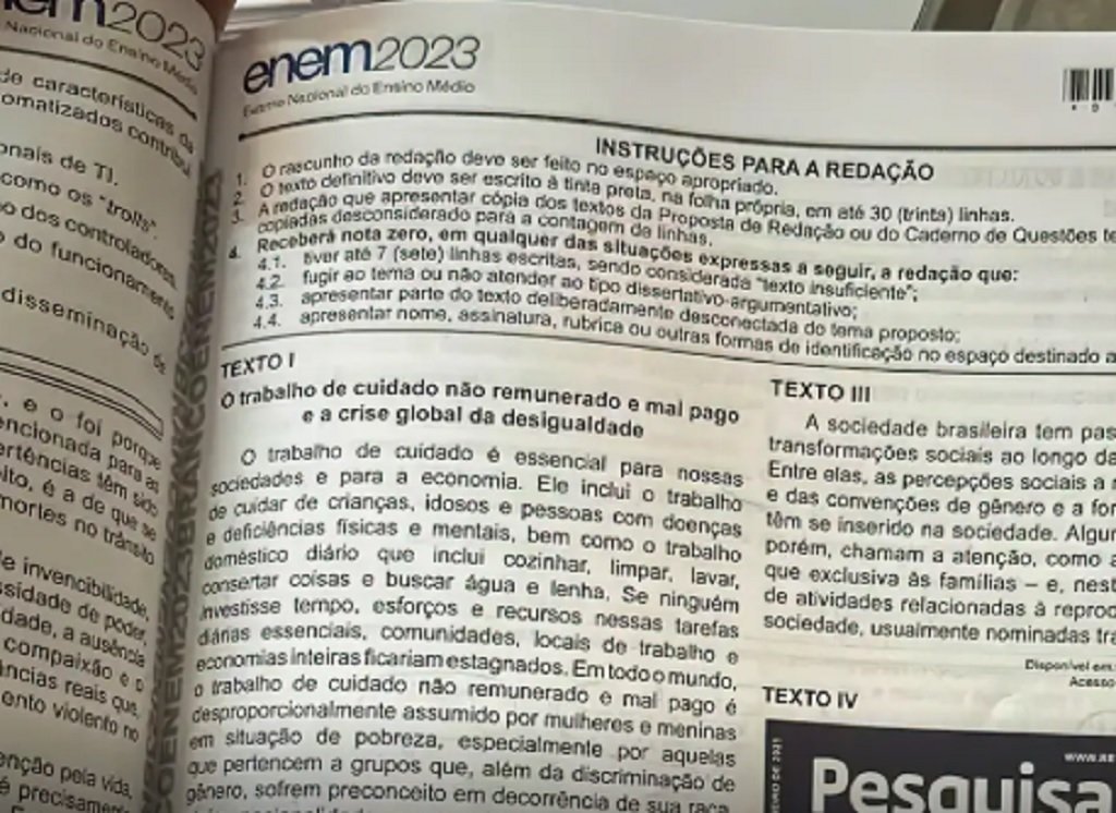 Estudantes da Bahia têm 4° melhor desempenho entre redes públicas na Redação do Enem