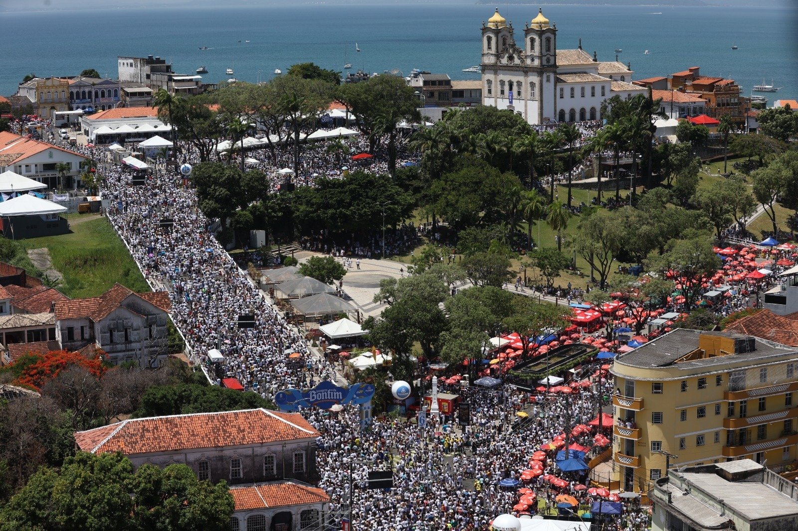 Aratu On comprova: caminhada da Lavagem do Bonfim tem 7,2 km