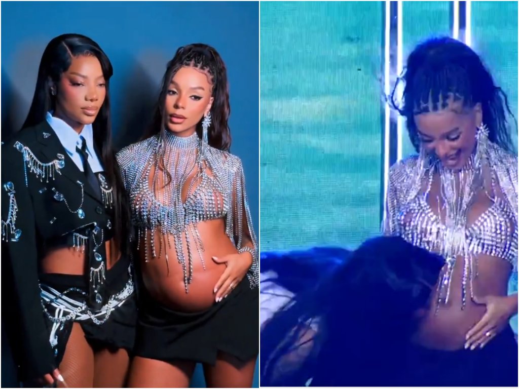 Durante festa do BBB 25, Ludmilla e Bruna anunciam nome da filha