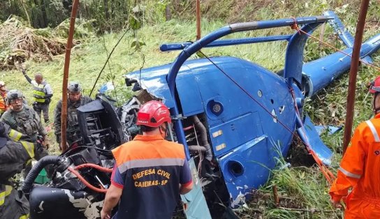 Menina que sobreviveu a acidente de helicóptero deve ter alta hoje