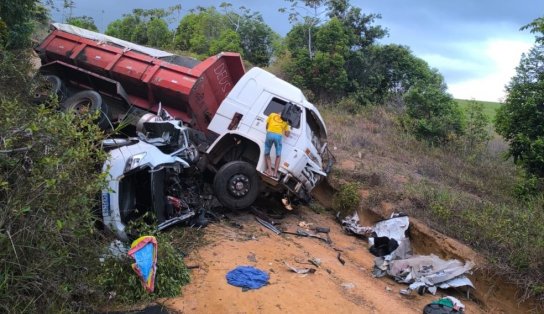 Quatro pessoas da mesma família morrem em colisão com caminhão; duas das vítimas eram crianças