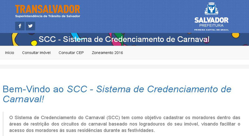 Transalvador inicia credenciamento veicular de acesso de residentes ao Carnaval 2016