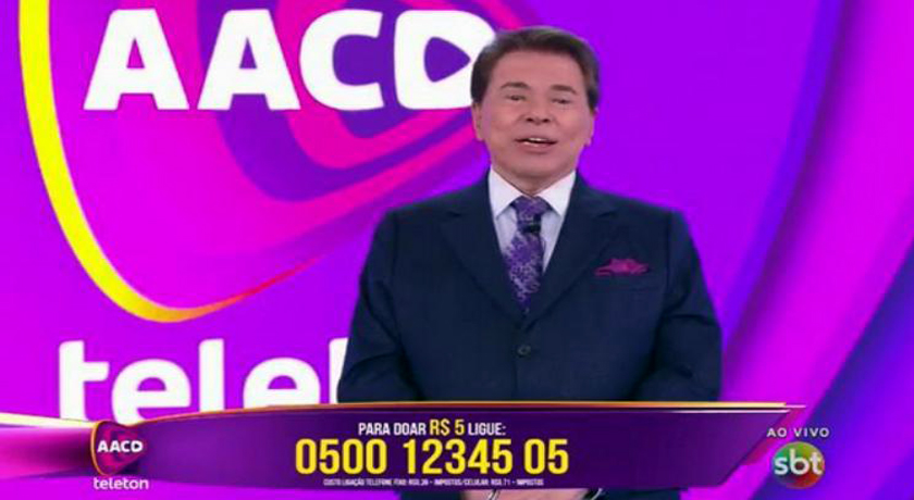 Band e Record vetam artistas para o Teleton, Silvio Santos Reclama: ?É desculpa para não vir?