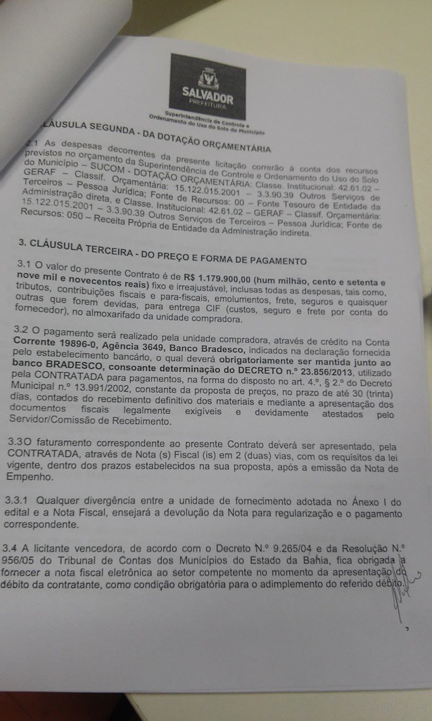 Sucom abre licitação de R$ 2,5 milhões para evento em Salvador