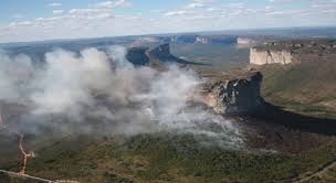 Fogo na Chapada Diamantina afeta revitalização da bacia do Rio Paraguaçu