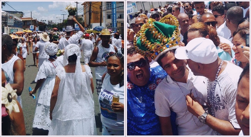 Baianos e turistas  participam da Lavagem do Bonfim; confira galeria de fotos