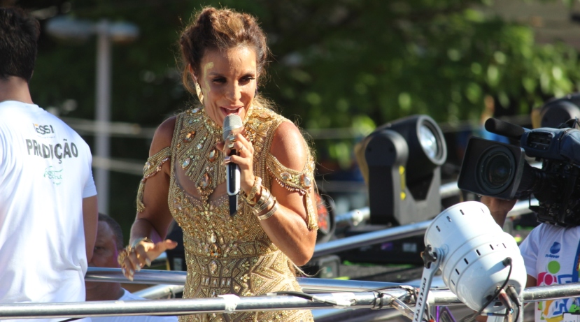 Mesmo sem nova música de sucesso, Ivete lidera tempo de televisão no Carnaval baiano