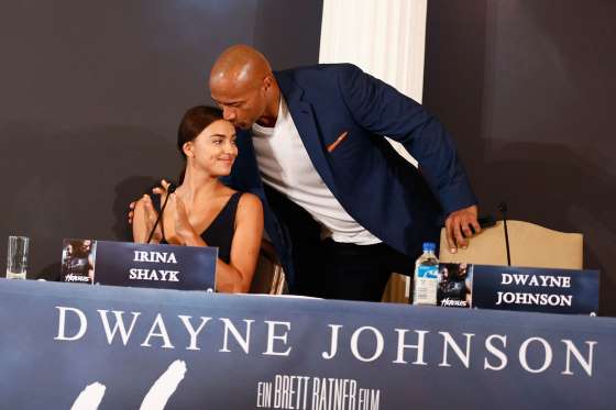 Dwayne Johnson teria sido pivô da separação de Irina Shayk e Cristiano Ronaldo