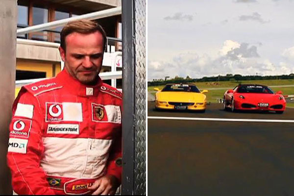 Rubinho Barrichello volta a vestir o macacão campeão da Ferrari neste domingo