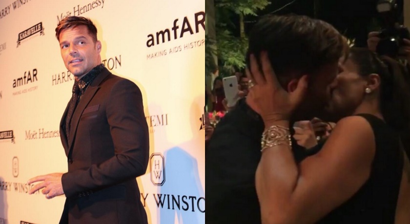 VALE A PENA? Mulher paga 100 mil dólares para beijar boca de Ricky Martin; Veja vídeo