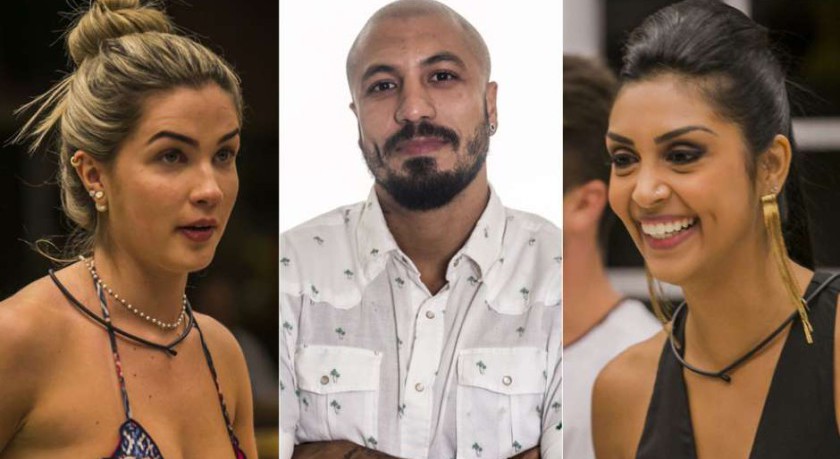 BBB15: Fernando beija Aline e provoca choro de Amanda