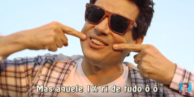 Celso Portiolli faz paródia de &#8220;Aquele 1%&#8221; comemorando seus 22 anos de SBT