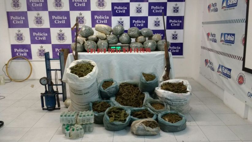 AMÉRICA DOURADA: Polícia apreende mais de 70 quilos de maconha em fazenda