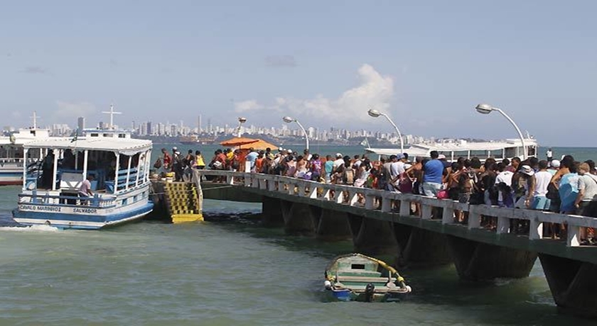 SALVADOR &#8211; MAR GRANDE: Por conta da maré baixa, transporte encerrará mais cedo nesta quarta-feira