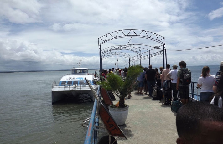 Passagem da Tocha Olímpica altera horários da travessia Salvador &#8211; Morro de São Paulo