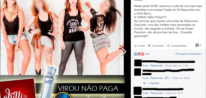 Boate em Salvador sugere entrada grátis para mulheres que &#8216;virarem&#8217; vodka; Feministas protestam: &#8220;Querem facilitar o estupro?&#8221;