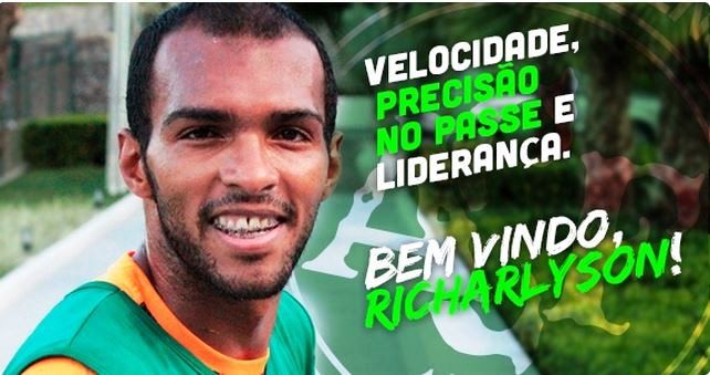 Richarlyson quebra palavra e fecha com Chapecoense