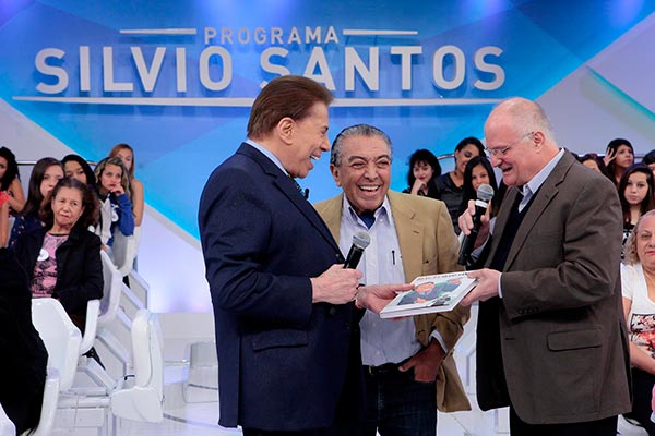 Mauricio de Sousa e Silvio Santos têm encontro histórico neste domingo