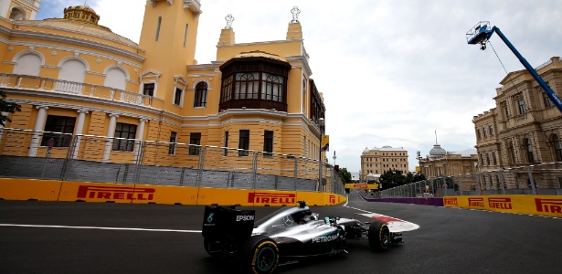 FÓRMULA 1: Lewis Hamilton bate e Nico Rosberg conquista a pole position no Azerbaijão; Massa larga em quinto