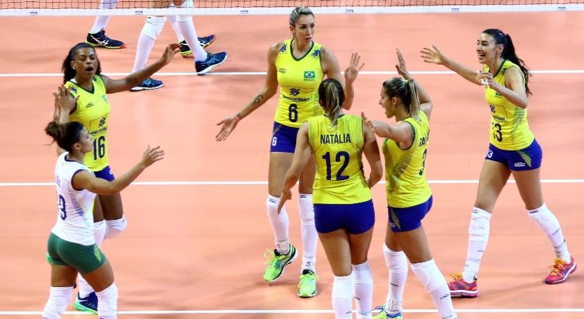 RIO 2016: Seleção feminina de vôlei leva susto, mas vence Bélgica no Grand Prix