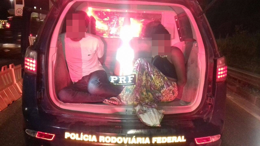 RECONHECIDOS NA BR: Casal sequestra policial feminina mas acaba preso pela PRF em Salvador