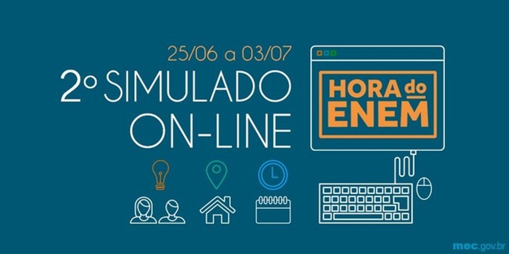 HORA DO ENEM: Estudantes podem realizar simulado online até este domingo