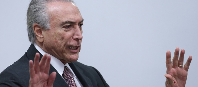 CAMPANHA  2018: &#8220;Não cogito disputar a reeleição&#8221;, afirma presidente interino Michel Temer