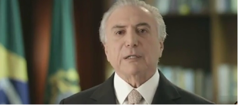 &#8220;BRASIL NOS TRILHOS&#8221;: Na TV, Temer cita reformas e assume compromissos