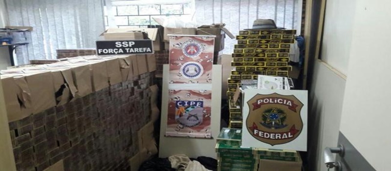 CONTRABANDO: Três pessoas são presas e 1.600 caixas de cigarro paraguaios são apreendidas na Bahia