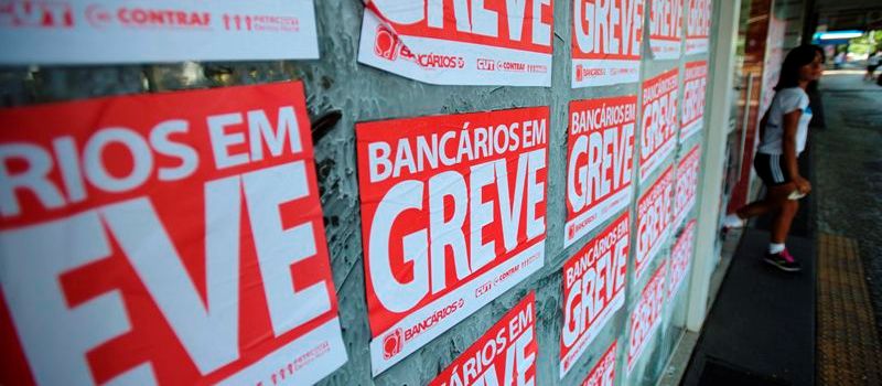 Bancários entram em greve por tempo indeterminado a partir desta terça-feira