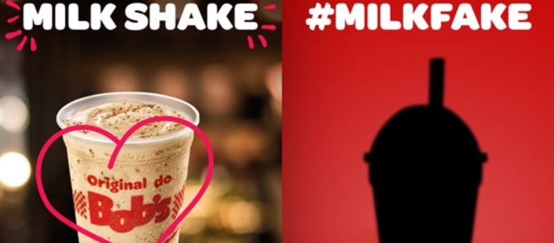 Falar mal do McDonald?s vale milkshake grátis no Bob&#8217;s. Saiba como participar!