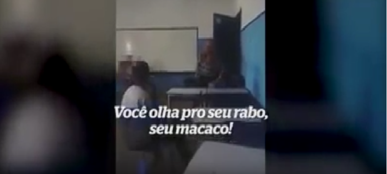 INJÚRIA RACIAL: Professora chama aluno de ?macaco? e é afastada de escola; Veja vídeo