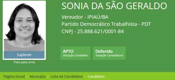 ERRO DE DIGITAÇÃO: Canditada a vereadora faz campanha com o numero errado em Ipiaú