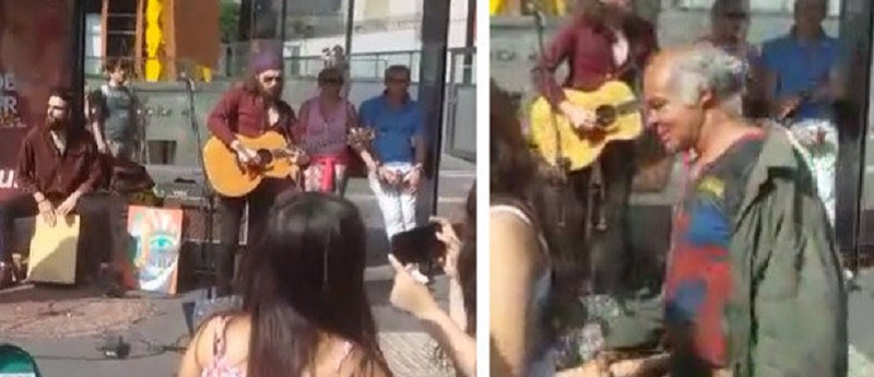 BIZARRO: Pai flagra com a câmera momento em que homem tentava raptar seu filho na rua, Assista ao vídeo