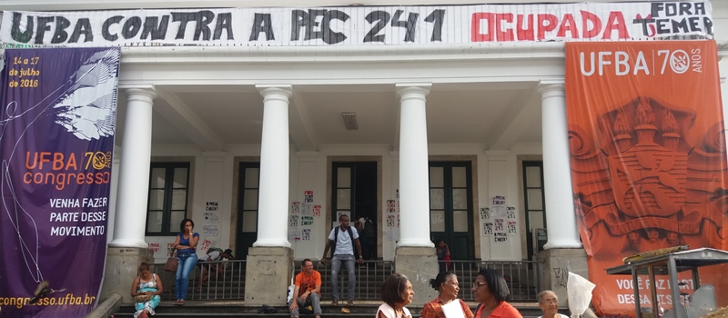 &#8220;REITORIA OCUPADA&#8221;: A vida e os ideais dos estudantes que ocuparam a Ufba contra a PEC 241