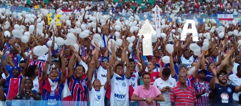 Em menos de 48 horas, torcida do Bahia esgota ingressos para o duelo contra o Bragantino (dia 19)