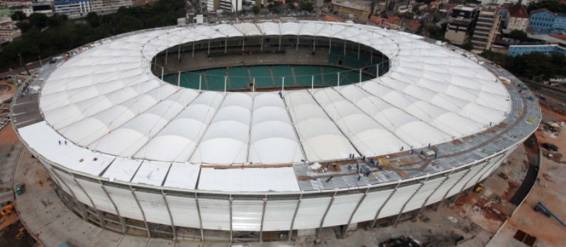 FORÇA CHAPE: Por tragédia na Colômbia, Arena Fonte Nova apagará luzes em sinal de luto