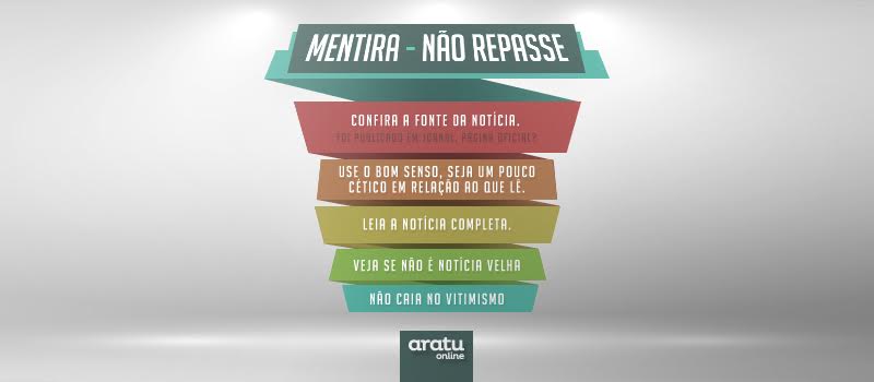 &#8220;MENTIRA, NÃO REPASSE&#8221;: Aratu Online lança campanha contra boataria na internet; Veja vídeo