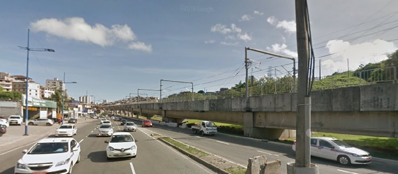 PEDESTRE ATROPELADO: Por causa de acidente, Avenida Bonocô fica com trânsito congestionado