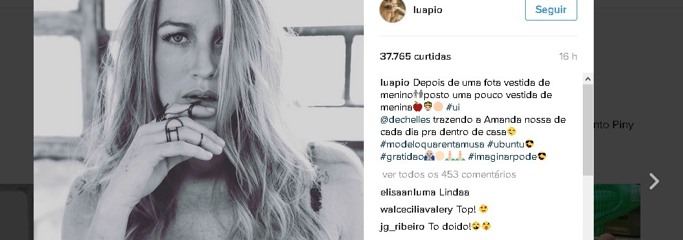 &#8216;QUE PULMÃO&#8217;: Luana Piovani esbanja sensualidade com decote provocante em postagem