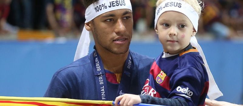 100% BARÇA: Filho de Neymar começa a treinar na escolinha oficial do Barcelona