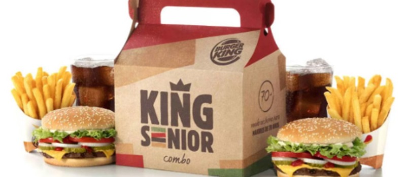 KING SÊNIOR: Sanduíche para idosos passa a ser vendido pelo Burger King no fim do mês