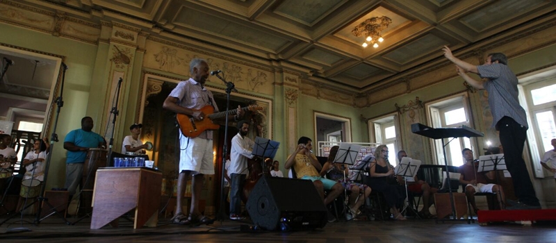 Programação de ópera no Palácio da Aclamação é lançada com presença de Gilberto Gil