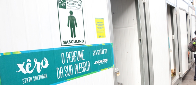 COM OU SEM CHEIRINHO? Banheiros públicos são perfumados para o Carnaval de Salvador