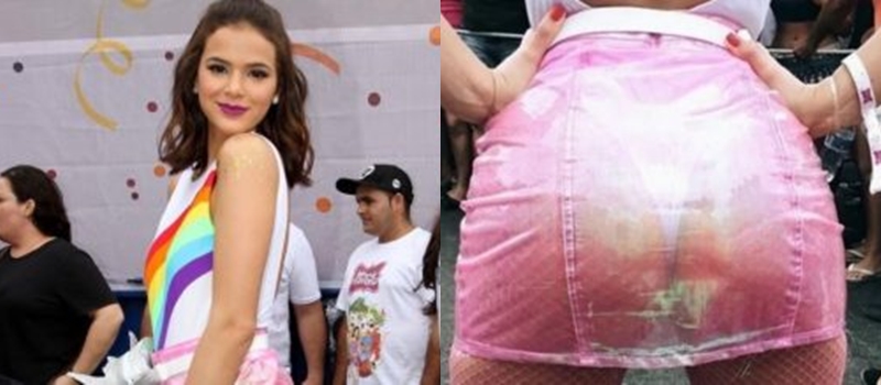 SENSUALIZANDO: Bruna Marquezine faz &#8220;quadradinho&#8221; ao som de Anitta em Bloco de Carnaval; Veja vídeo