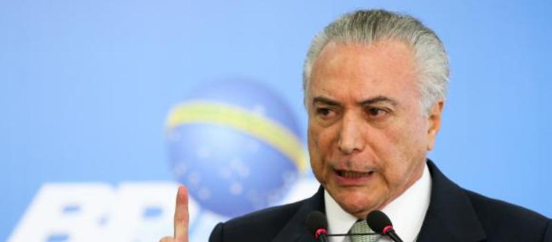 Temer diz a Macron que Brasil e França estão unidos por reformas modernizadoras