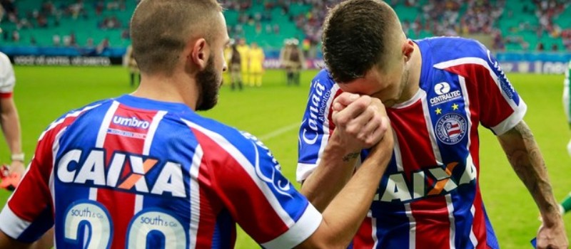 GOLEADA: Bahia faz quatro gols em sete minutos e vence Atlético-PR na estreia do Brasileirão