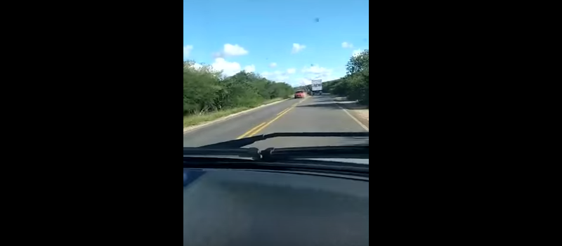 FLAGRANTE! Vídeo mostra acidente que deixou motociclista morto na BA-420